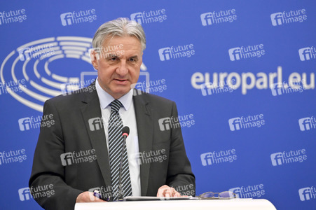 Pressekonferenz zur Strategie für den indopazifischen Raum in den Bereichen Handel und Investitionen im EU-Parlament in Straßburg
