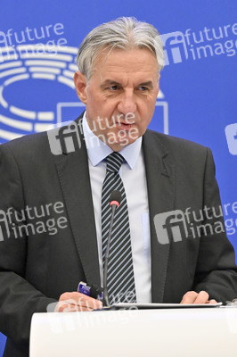 Pressekonferenz zur Strategie für den indopazifischen Raum in den Bereichen Handel und Investitionen im EU-Parlament in Straßburg