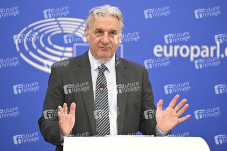 Pressekonferenz zur Strategie für den indopazifischen Raum in den Bereichen Handel und Investitionen im EU-Parlament in Straßburg