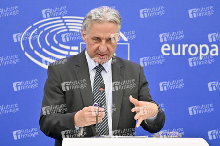 Pressekonferenz zur Strategie für den indopazifischen Raum in den Bereichen Handel und Investitionen im EU-Parlament in Straßburg