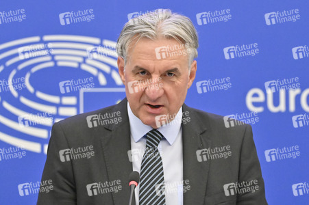 Pressekonferenz zur Strategie für den indopazifischen Raum in den Bereichen Handel und Investitionen im EU-Parlament in Straßburg