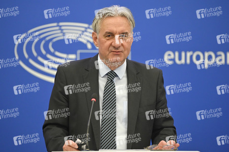 Pressekonferenz zur Strategie für den indopazifischen Raum in den Bereichen Handel und Investitionen im EU-Parlament in Straßburg