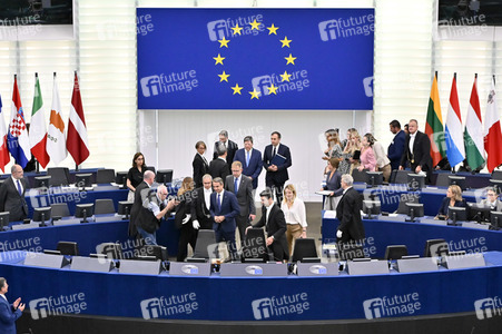 Rede von Kyriakos Mitsotakis im EU-Parlament in Straßburg