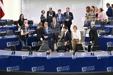 Rede von Kyriakos Mitsotakis im EU-Parlament in Straßburg