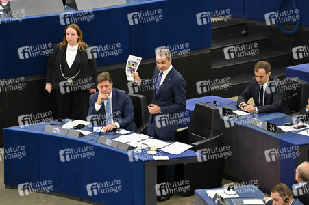 Rede von Kyriakos Mitsotakis im EU-Parlament in Straßburg