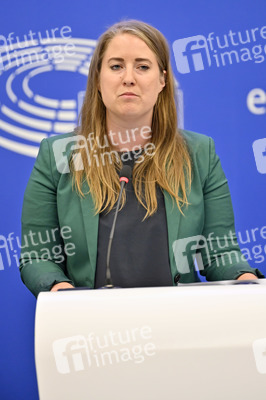 Pressekonferenz zum delegierten Taxonomie-Rechtsakt über Kernenergie und Gas im Europäischen Parlament in Straßburg