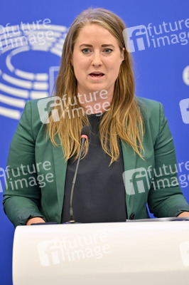 Pressekonferenz zum delegierten Taxonomie-Rechtsakt über Kernenergie und Gas im Europäischen Parlament in Straßburg
