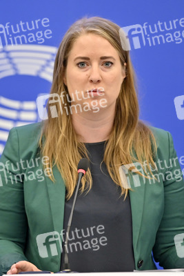 Pressekonferenz zum delegierten Taxonomie-Rechtsakt über Kernenergie und Gas im Europäischen Parlament in Straßburg