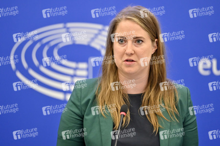 Pressekonferenz zum delegierten Taxonomie-Rechtsakt über Kernenergie und Gas im Europäischen Parlament in Straßburg