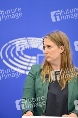 Pressekonferenz zum delegierten Taxonomie-Rechtsakt über Kernenergie und Gas im Europäischen Parlament in Straßburg