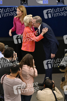 Petr Fiala stellt Prioritäten der tschechischen EU-Ratspräsidentschaft vor im EU-Parlament in Straßburg