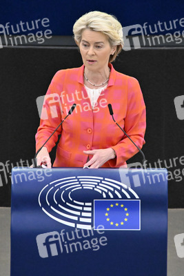 Petr Fiala stellt Prioritäten der tschechischen EU-Ratspräsidentschaft vor im EU-Parlament in Straßburg