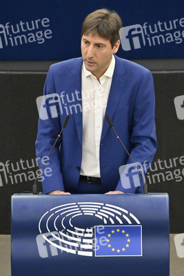 Petr Fiala stellt Prioritäten der tschechischen EU-Ratspräsidentschaft vor im EU-Parlament in Straßburg