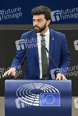 Petr Fiala stellt Prioritäten der tschechischen EU-Ratspräsidentschaft vor im EU-Parlament in Straßburg