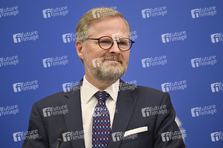 Pressekonferenz zur tschechischen EU-Ratspräsidentschaft im EU-Parlament in Straßburg