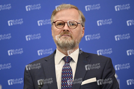 Pressekonferenz zur tschechischen EU-Ratspräsidentschaft im EU-Parlament in Straßburg