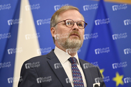 Pressekonferenz zur tschechischen EU-Ratspräsidentschaft im EU-Parlament in Straßburg