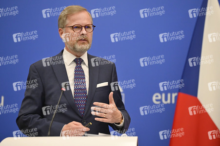 Pressekonferenz zur tschechischen EU-Ratspräsidentschaft im EU-Parlament in Straßburg