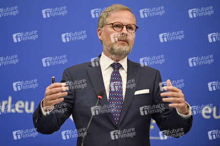 Pressekonferenz zur tschechischen EU-Ratspräsidentschaft im EU-Parlament in Straßburg