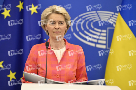 Pressekonferenz zur tschechischen EU-Ratspräsidentschaft im EU-Parlament in Straßburg