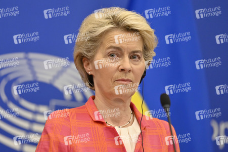 Pressekonferenz zur tschechischen EU-Ratspräsidentschaft im EU-Parlament in Straßburg
