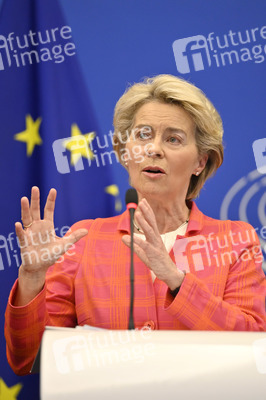 Pressekonferenz zur tschechischen EU-Ratspräsidentschaft im EU-Parlament in Straßburg