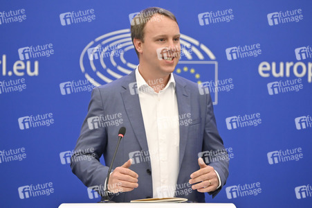Pressekonferenz EU-Finanzierung für Ungarn gemäß der Rechtsstaatlichkeits-Konditionalitätsverordnung im EU-Parlament in Straßburg