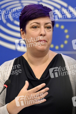 Pressekonferenz EU-Finanzierung für Ungarn gemäß der Rechtsstaatlichkeits-Konditionalitätsverordnung im EU-Parlament in Straßburg
