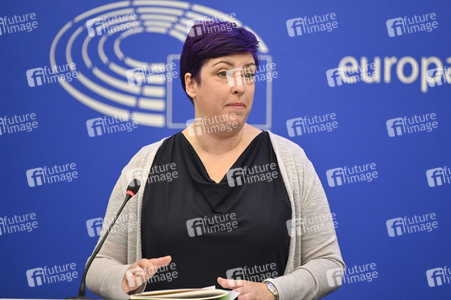 Pressekonferenz EU-Finanzierung für Ungarn gemäß der Rechtsstaatlichkeits-Konditionalitätsverordnung im EU-Parlament in Straßburg