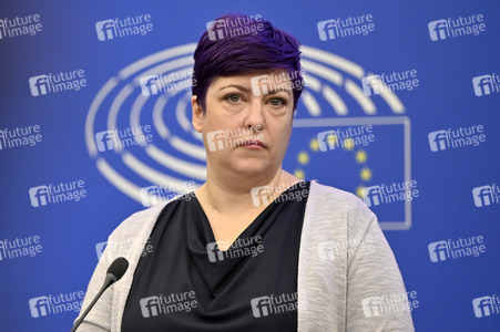 Pressekonferenz EU-Finanzierung für Ungarn gemäß der Rechtsstaatlichkeits-Konditionalitätsverordnung im EU-Parlament in Straßburg