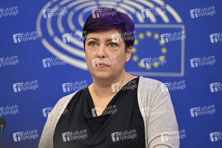 Pressekonferenz EU-Finanzierung für Ungarn gemäß der Rechtsstaatlichkeits-Konditionalitätsverordnung im EU-Parlament in Straßburg