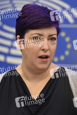Pressekonferenz EU-Finanzierung für Ungarn gemäß der Rechtsstaatlichkeits-Konditionalitätsverordnung im EU-Parlament in Straßburg