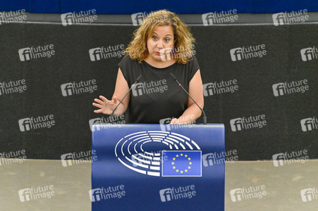 Plenartagung zum Recht auf Abtreibung im EU-Parlament in Straßburg