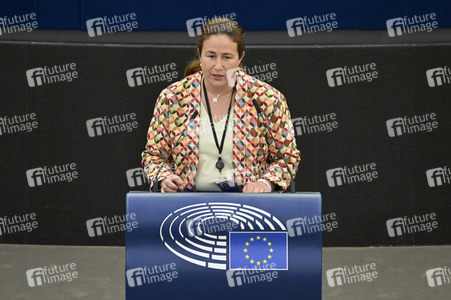 Plenartagung zum Recht auf Abtreibung im EU-Parlament in Straßburg
