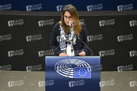 Plenartagung zum Recht auf Abtreibung im EU-Parlament in Straßburg