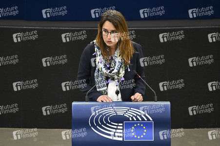 Plenartagung zum Recht auf Abtreibung im EU-Parlament in Straßburg