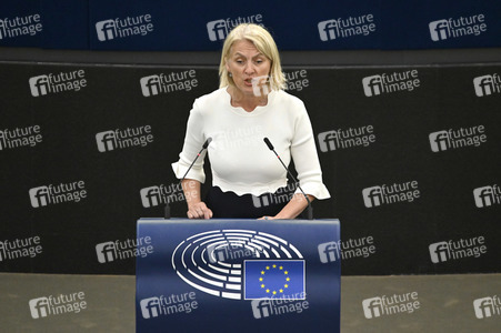 Plenartagung zum Recht auf Abtreibung im EU-Parlament in Straßburg