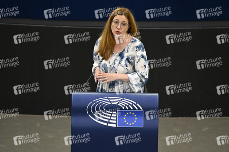 Plenartagung zum Recht auf Abtreibung im EU-Parlament in Straßburg