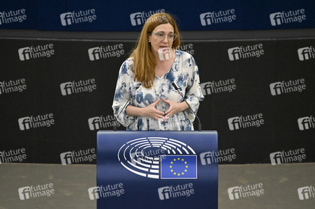 Plenartagung zum Recht auf Abtreibung im EU-Parlament in Straßburg