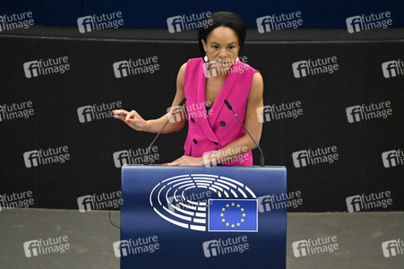 Plenartagung zum Recht auf Abtreibung im EU-Parlament in Straßburg