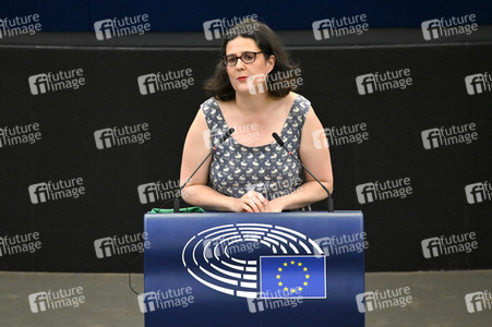 Plenartagung zum Recht auf Abtreibung im EU-Parlament in Straßburg