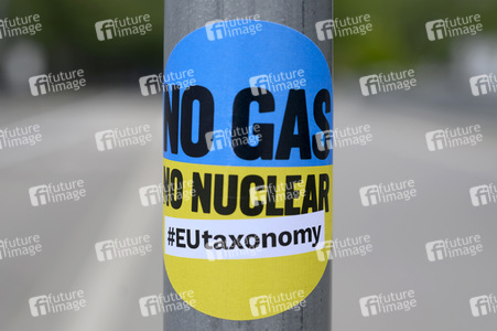 Protest zur EU-Taxonomie in Straßburg