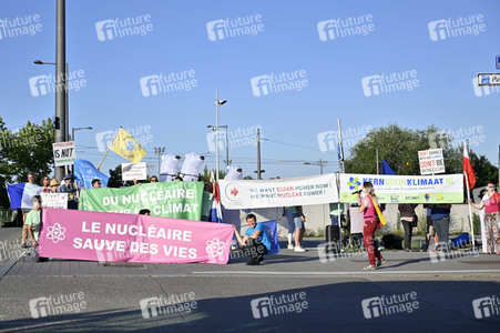 Demo für die EU-Taxonomie Verordnung in Straßburg