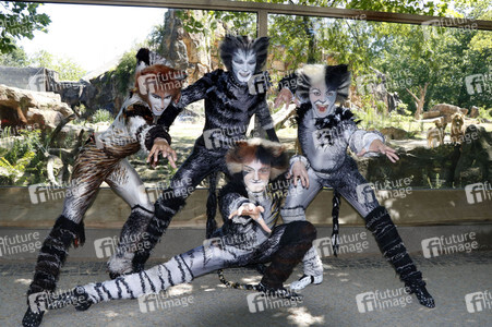 Fototermin mit den Jellicle-Cats aus dem Musical 'Cats' in Berlin