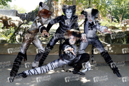 Fototermin mit den Jellicle-Cats aus dem Musical 'Cats' in Berlin