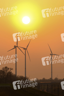 Windkraftanlage bei Huy