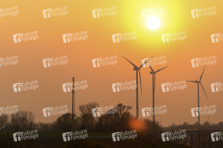 Windkraftanlage bei Huy