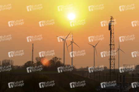 Windkraftanlage bei Huy