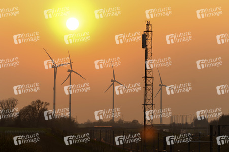 Windkraftanlage bei Huy