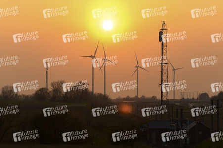 Windkraftanlage bei Huy